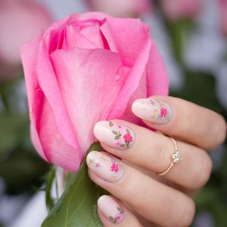 roses nails