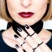 black lips trend, black nails trend